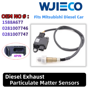 1588A677  0281007746  0281007747 Diesel Exhaust Sensor  Particulate Matter Sensor  PM Sensor  Fits For Mitsubishi  Passenger cars Diesel Car