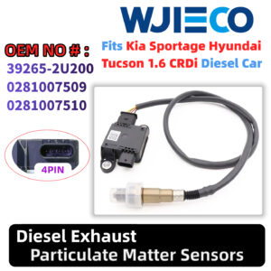 39265-2U200 Diesel Exhaust Particulate Sensor 392652U200 for 2018-2020 Kia Sportage Hyundai Tucson 1.6 CRDi Diesel Turbocharged Particulate Matter Sensor OEM Replace 0281007509 0281007510