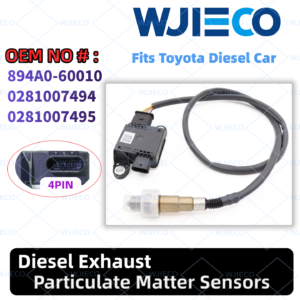 OEM 894A0-60010 0281007494 0281007495 Diesel Exhaust Particulate Matter Sensor PM Sensor Fits For Toyota Passenger cars Diesel Car