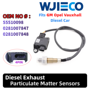 55510098 Diesel Exhaust Particulate Sensor Matter PM Sensor For GM VAUHALL OPEL OEM Replace 0281007847 0281007848