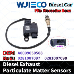 Mercedes Benz  A0009050508  Particulate Sensor  WJIECO Brands Compatible with Fits For  Mercedes Benz  Diesel Vehicles Diesel Exhaust Particulate Matter Sensor OEM Replace Part Number  A0009050508  0281007097  0281007098  PM Sensor Automobiles Sensors